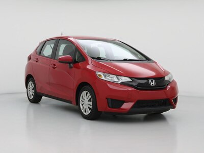 Red 2017 Honda Fit LX