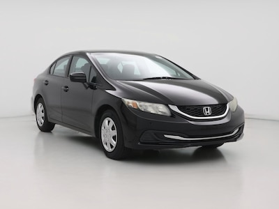 Black 2014 Honda Civic LX