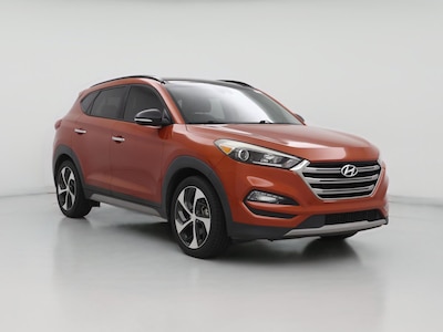 Orange 2017 Hyundai Tucson Limited