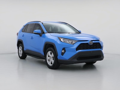 Blue 2019 Toyota RAV4 XLE
