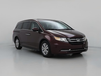Red 2014 Honda Odyssey EX-L
