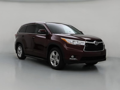 Red 2014 Toyota Highlander Limited Platinum
