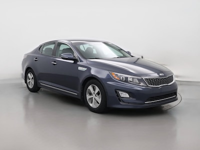 Blue 2015 Kia Optima Hybrid LX