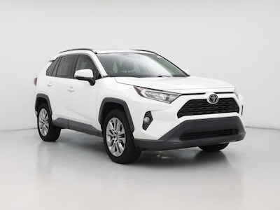 White 2019 Toyota RAV4 XLE Premium