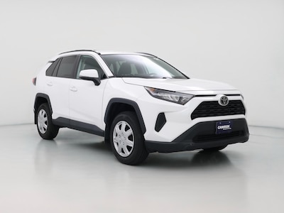 White 2021 Toyota RAV4 LE