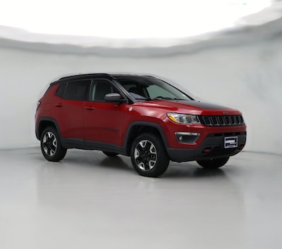 Red 2018 Jeep Compass Trailhawk