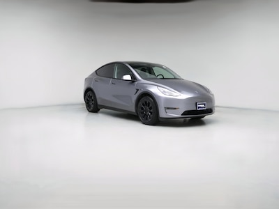 Gray 2025 Tesla Model Y Long Range