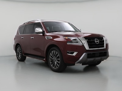 Red 2023 Nissan Armada Platinum