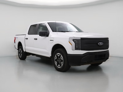 White 2022 Ford F150 Lightning Pro