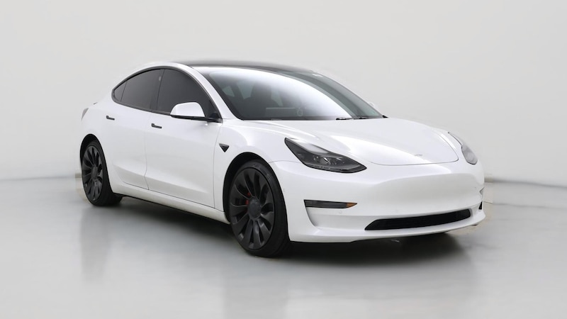 2021 Tesla Model 3 Performance Hero Image