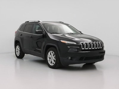 Black 2015 Jeep Cherokee Latitude