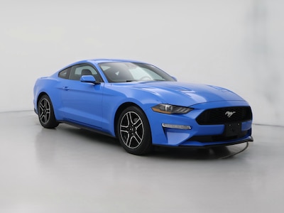 Blue 2022 Ford Mustang Ecoboost Premium