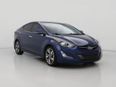 Blue 2015 Hyundai Elantra Limited