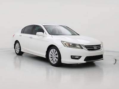 White 2015 Honda Accord EX-L