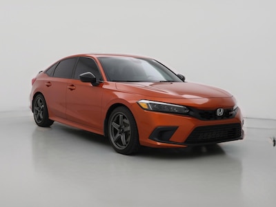 Orange 2022 Honda Civic SI