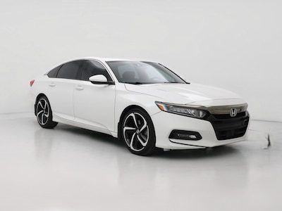 White 2018 Honda Accord Sport