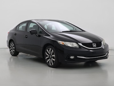 Black 2015 Honda Civic EX-L