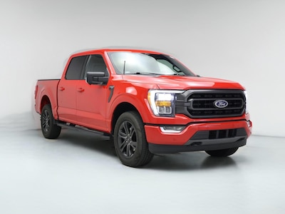 Red 2022 Ford F150 XLT