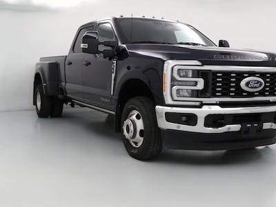 Blue 2023 Ford F350 Lariat