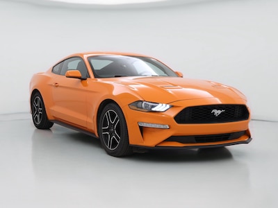 Orange 2020 Ford Mustang Ecoboost