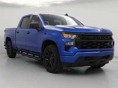 Blue 2022 Chevrolet Silverado 1500 Custom