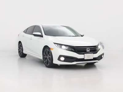 White 2020 Honda Civic Sport