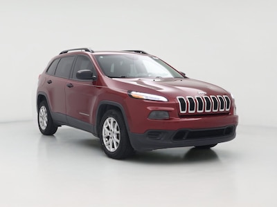 Red 2016 Jeep Cherokee Sport