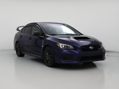 Blue 2019 Subaru WRX STI