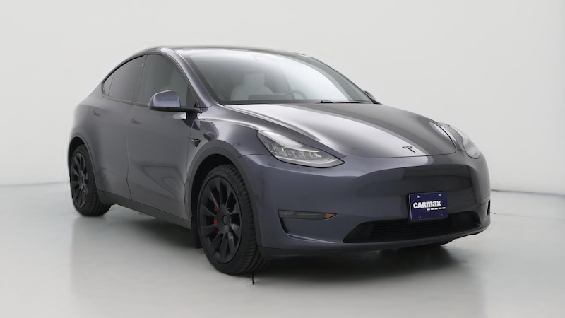2021 Tesla Model Y Long Range Hero Image
