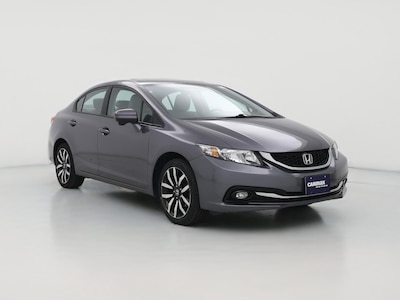 Gray 2015 Honda Civic EX-L
