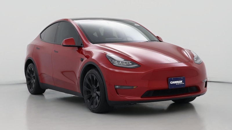 2021 Tesla Model Y Long Range Hero Image