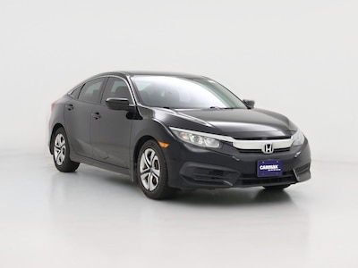 Black 2016 Honda Civic LX