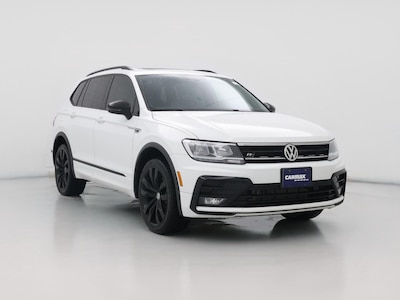 White 2020 Volkswagen Tiguan SE R-Line Black