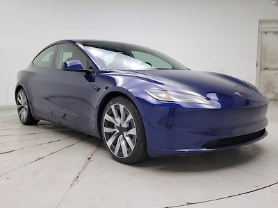 Blue 2024 Tesla Model 3 Long Range