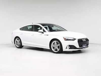 White 2021 Audi A5 Sportback S-Line Premium