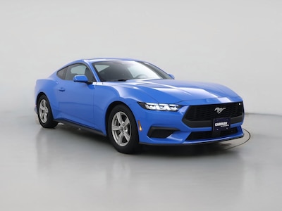 Blue 2024 Ford Mustang Ecoboost