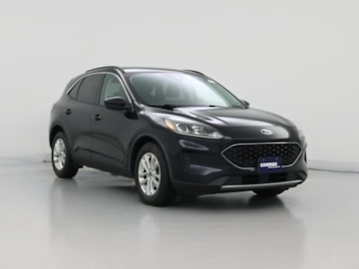 Blue 2021 Ford Escape Hybrid SE