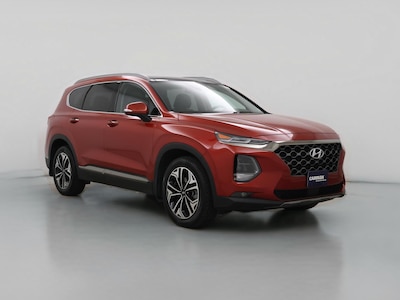 Red 2019 Hyundai Santa Fe Limited