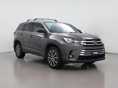 Gray 2019 Toyota Highlander Hybrid Limited Platinum