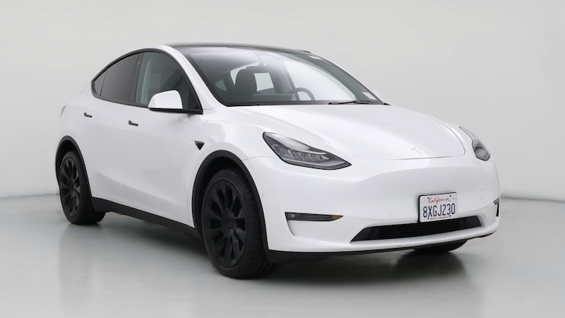 2021 Tesla Model Y Long Range Hero Image