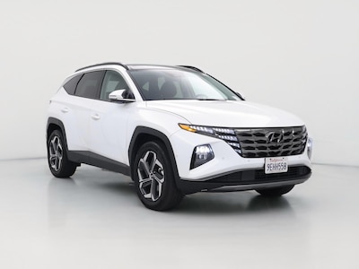 White 2022 Hyundai Tucson Hybrid Limited