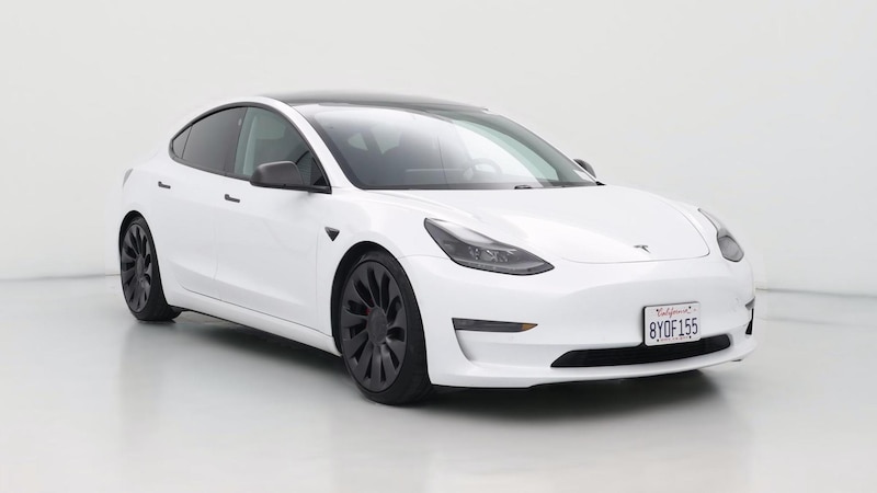 2021 Tesla Model 3 Performance Hero Image