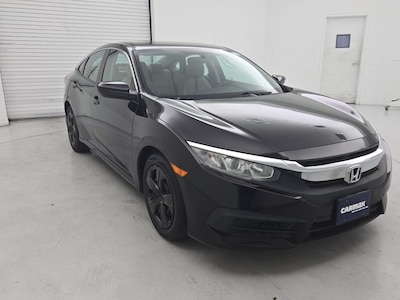 Black 2018 Honda Civic LX