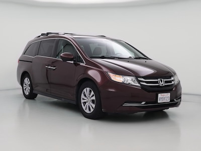 Red 2014 Honda Odyssey EX-L