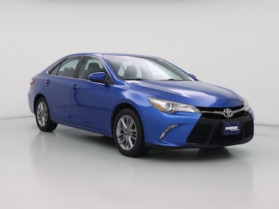Blue 2017 Toyota Camry SE