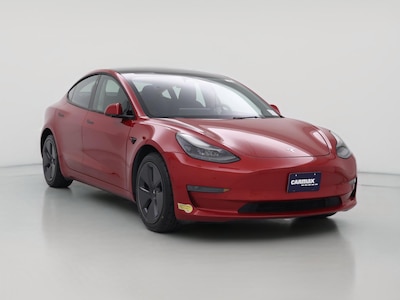 Red 2022 Tesla Model 3