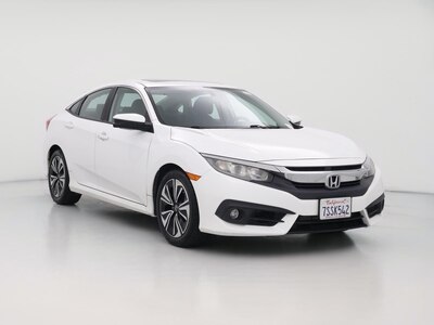 White 2016 Honda Civic EX-T