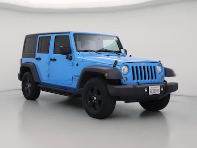 Blue 2018 Jeep Wrangler Unlimited Sport S