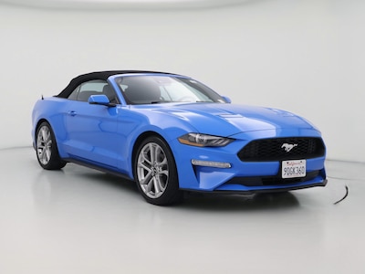 Blue 2022 Ford Mustang Ecoboost Premium