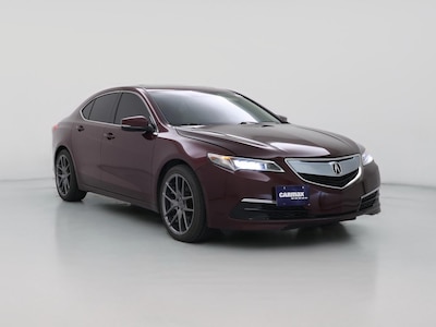 Red 2015 Acura TLX